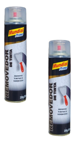 Removedor De Pintura En Spray 300ml 2 Uni Mundial Prime F19 