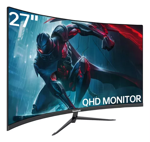 CRUA Monitor curvo para juegos de 27 pulgadas, 144 hz165 Hz