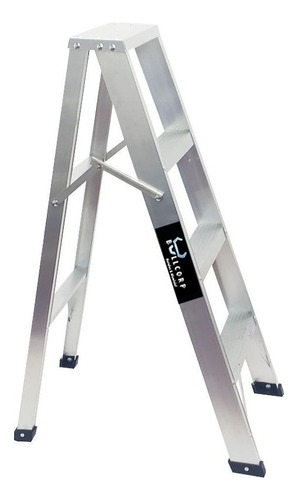 Escalera Tijera De Aluminio 4 Pasos Uso Pesado