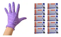 Comprar Guantes Nitrilo Violeta Cajon Bulto Cerrado Marca Suplimed Talle M (mediano) 10 Cajas X 100 (total 1000 Guantes)