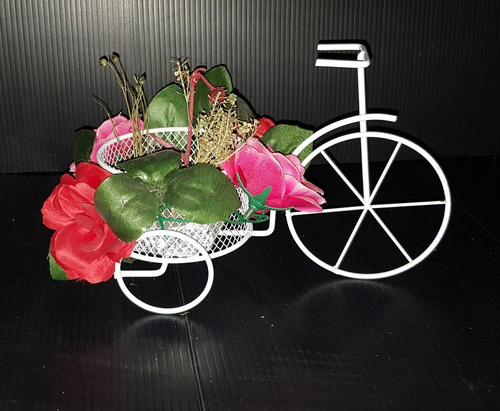 Bicicleta Triciclo Adorno Eventos Fiestas Flores 