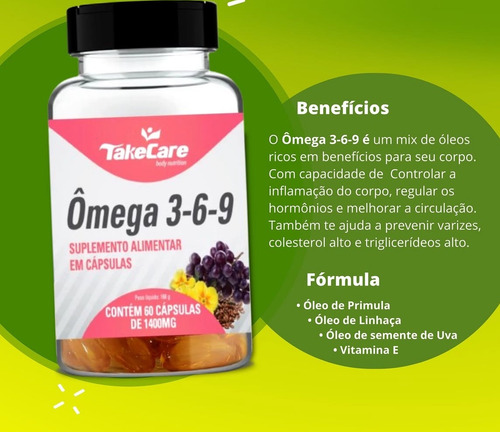 Omega 3,6,9 60 Cápsulas 1400mg