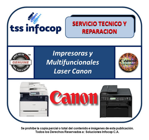 Imagen 11 de 12 de Servicio Técnico Y Reparación Impresoras Laser Hp Y Canon
