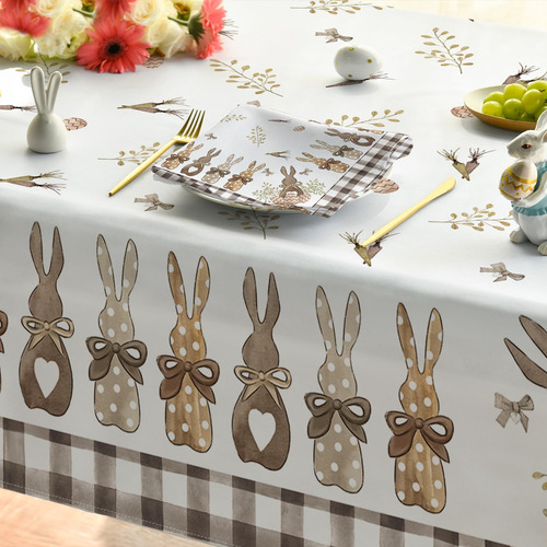Mantel Horal Daily Easter, 152 X 305 Cm, Rectangular, Poliés