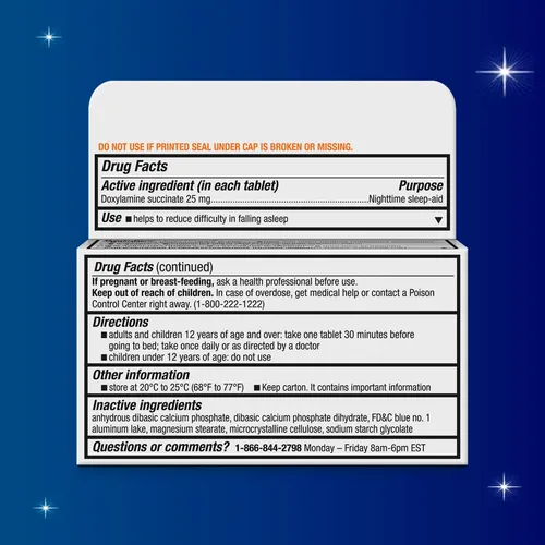 Sleeptabs Unisom Doxilamina Succinato Tabletas 32ct.