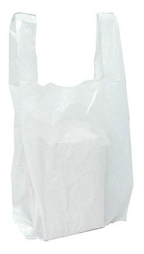 Bolsa Camiseta Blanca 50x70 / 100 Unidades