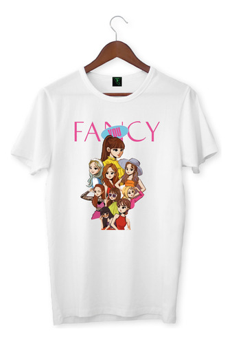 Polera Twice Fancy You Kpop Once Fans Niños Adultos Algodón