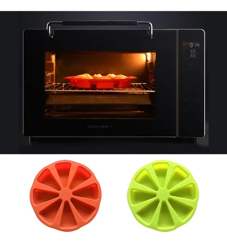 Molde De Silicona Para Hornear Torta Porciones Rectangular