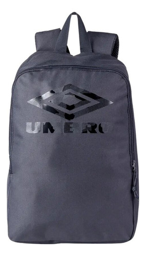 Mochila Unisex Umbro Diamond Camo New Cor Cinza/Preto Desenho do tecido Lisa