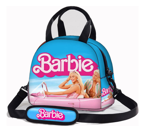 Nueva Lonchera De Hombro Para Niños Con Estampado De Barbie