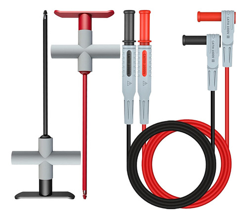 2 Multimeter Test Units Leads 4 Mm Banana Plug Ma 1