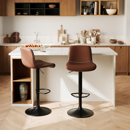 Cuisinsmart Juego De 2 Taburetes De Bar Giratorios