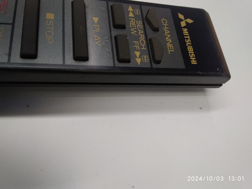 Controle Remoto Mitsubishi Vhs Hs 338m Original (Usado)