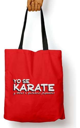 Bolso Yo Se Karate (d0953 Boleto.store)