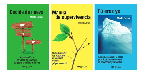 Pack Marta Salvat - Grupal 3 Libros Nuevos