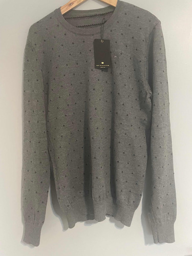 Key Biscayne Sweater Gris Hombre  Talle M Nuevo Excelente