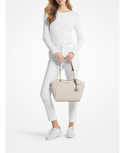 Bolso De Hombro Michael Kors Jet Set Large Signature, Color