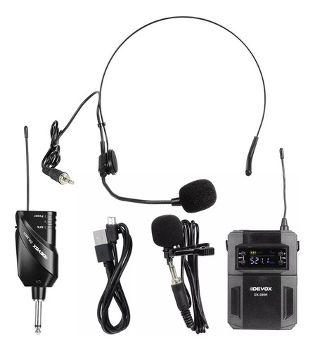 Microfone Sem Fio Devox Dx380h Headset