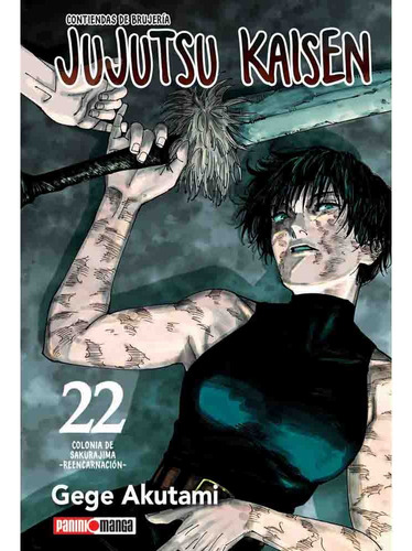 Jujutsu Kaisen 22, De Gege Akutami. Serie Jujutsu Kaisen Editorial Panini Manga Argentina, Tapa Blanda En Español, 2023