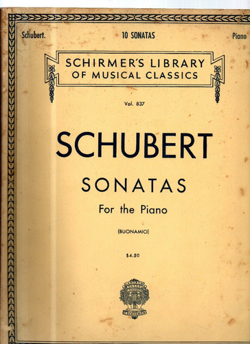 Schubert 10 Sonatas Para Piano Partitura