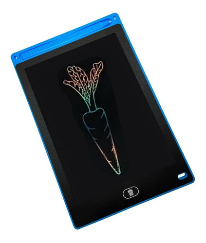 Lousa Mágica Grande Tablet Lcd Infantil. Tamanho 8.5 Cor Azul