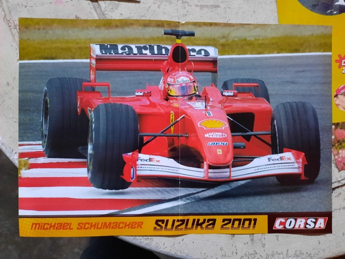 Lote De Posters Ferrari F1 Antiguos Con Ficha Tecnica