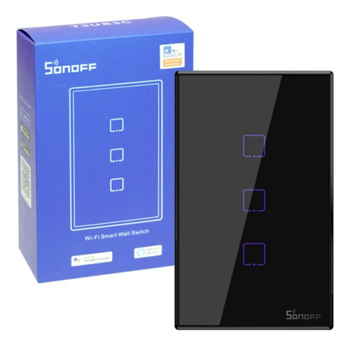 Sonoff T3 Us 3 Canales Panel Tecla Touch Domotica Wifi Rf