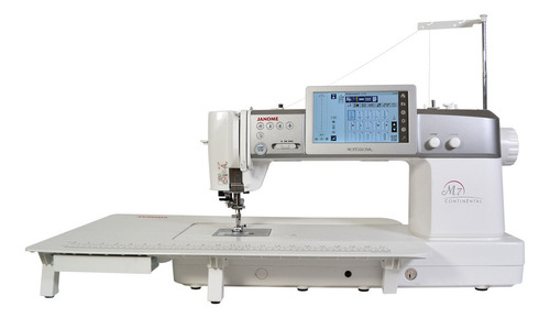 Máquina De Coser Computarizada Janome Continental M7 Color Blanco