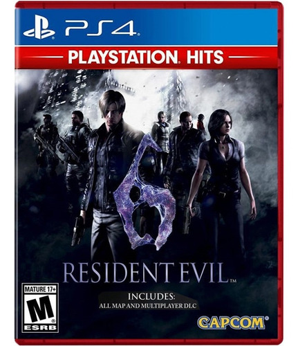 Resident Evil 6 Playstation Hits Ps4 Formato Físico.