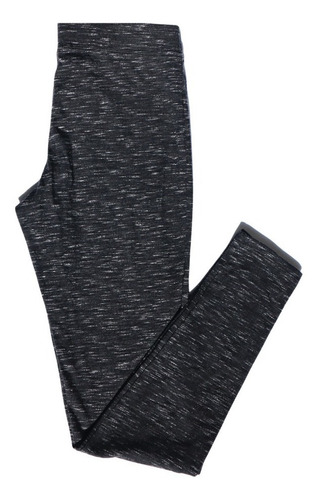 Legging Negro Jaspeado Tela Suave Largos Express