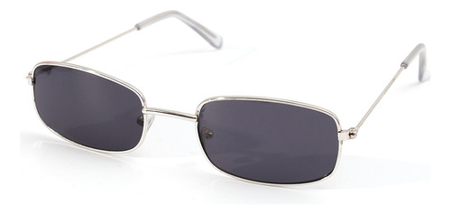 Gafas De Sol Rectangulares Con Pantalla De Espejo De Metal U
