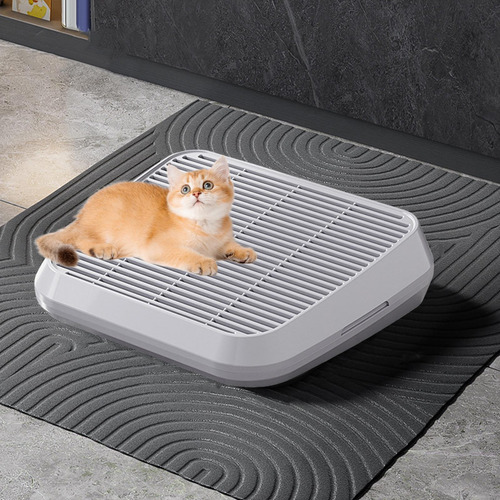 Almohadilla Reutilizable Kitty Liter Pad Para Pie De Cama, C