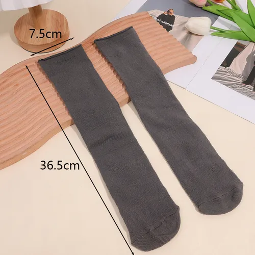 Calcetines De Malla Ahuecados, 2 Pares, Retro, Con Encaje Fl