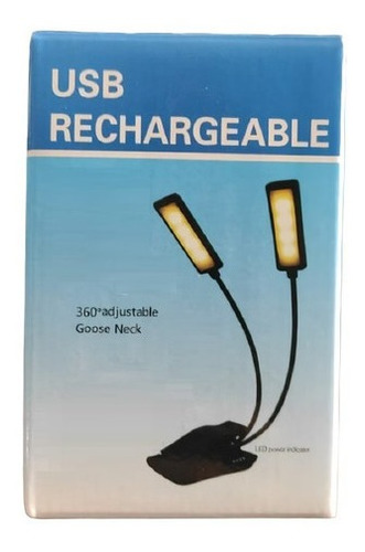 Mini Lampara Flexible X2 Luz Led Recargable X3 Intensidades