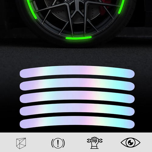 Adesivos Refletivos Adesivos De Rodas De Carro Pneus Veículo