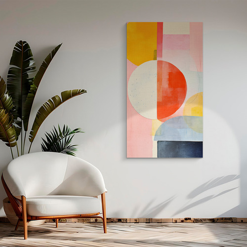 Cuadros Canvas Collage Arte Abstracto Color Paper Decorativo
