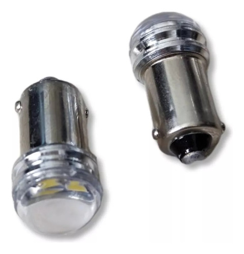 2x Ampolleta Led T4w / Ba9s - 6000k Lupa 3w - Ba9s 12v 