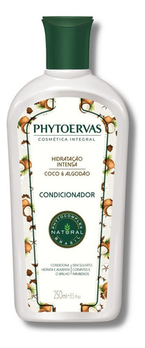 Condicionador Uso Diário Phytoervas 250ml Hidratação Intensa