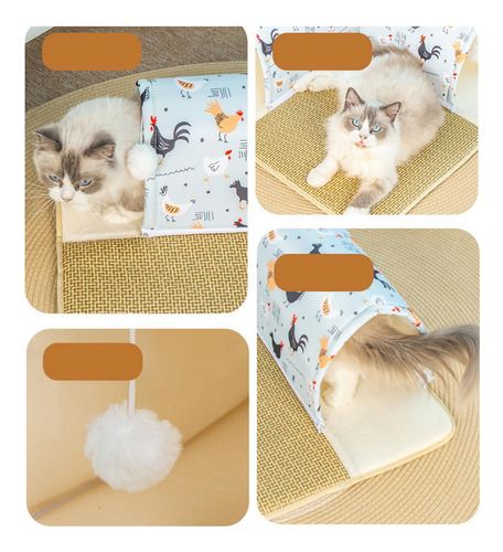 Para Gatos En Forma De L, Centro De Actividades Para Pollo L