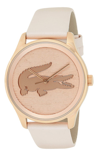 Lacoste Victoria  - Reloj Analógico De Cuarzo Rosa Para Mu.