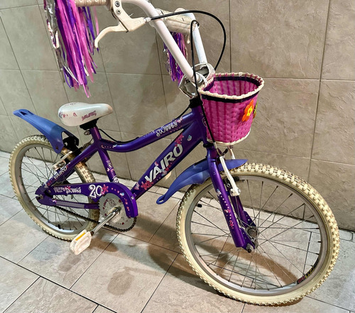 Bicicleta Violeta Vairo Sweety Rodado 20 - Impecable !!!