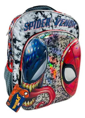 Mochila Ruz Escolar Primaria Spider-man 3d 100% Original  