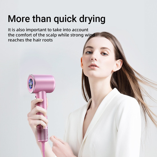 Secadora De Cabello De Alta Velocidad Con Pantalla Led