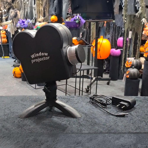 Projetor De Luz Halloween E Natalino Parede E Janela Luxo