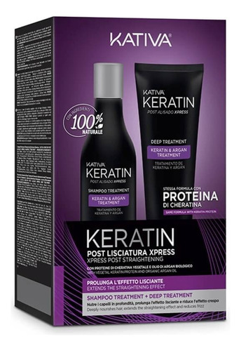 Kativa Pack Keratin Post Alisado Express