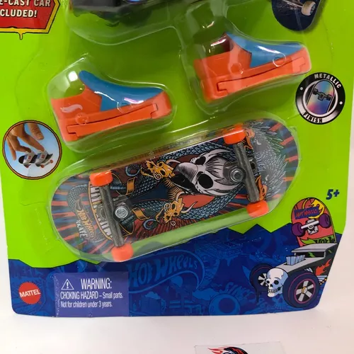 Hot Wheels Skate De Dedo Com Tênis Fingerboards - Mattel