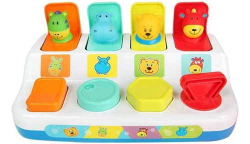 Juego Pop Up Didáctico Animales Montessori Primera Infancia