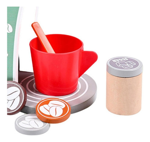 Cafetera De Madera Para Niños Con Forma De Casa De Juegos De