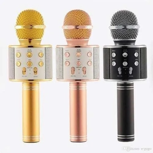 Microfono Parlante Lujoso Q7 Tipo Karaoke