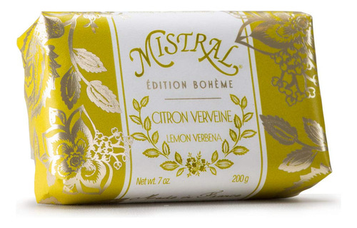 Mistral Barra De Jabon Boheme, Verbena De Limon, 2 Barras